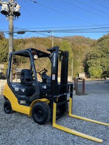 コマツ（KOMATSU）フォークリフト　1.5t 型式　FG15C-20 ガソリン車　マニュアル車　アワメーター1723h