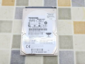 ∠ 500GB｜SATA 内蔵型 2.5インチ ハードディスク｜TOSHIBA 東芝 MK5061GSYN 内蔵HDD｜ フォーマット済み ■O1263