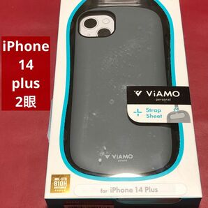 【1点のみ】【iPhone14plus】ViAMO 耐衝撃ハイブリッドケース ダークグレー