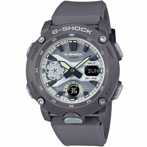 即決あり【G-SHOCK HIDDEN GLOW 蓄光フェイス アナデジ グレー 反転液晶腕時計】 GA-2000HD-8AJF新品 国内正規品