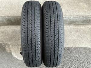 【中古】ブリヂストン デューラー H/T 684Ⅱ　175/80R16 20年製 夏タイヤ2本！ 【全国送料無料！】　ジムニー外し