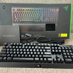 Razer BLACKWIDOW ELITE 黄軸　ゲーミングキーボード