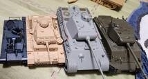 1/35 academy 35t 3号戦車　takom 5号戦車　ASUKA M4A3E8 完成品　ジャンク_画像1