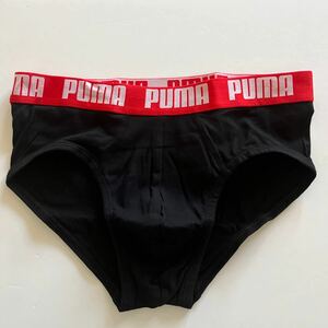 PUMA プーマ　メンズビキニ　L(M) ブラック　黒　ビキニブリーフ　ブリーフ　メンズインナー　コットンストレッチ　男性インナー