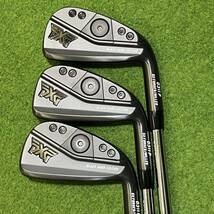 ☆極美品☆レア☆PXG GEN6 0311P ブラックホーク アイアン5〜W 6本セット デザインチューニング モーダス125S_画像4