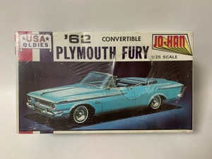 ☆1962年製 JO-HAN【’62 PLYMOUTH FURY CONVERTIBLE】MOPAR/プリムス/フューリー/クライスラー/モパー/ジョーハン 1/25（未開封）☆