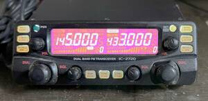 ICOM IC-2720 144/430MHz 20W機　受信改造済み 広帯域受信 V/V、U/U 