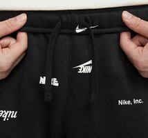 【新品 正規品】ナイキ NIKE パーカー パンツ 上下セット S プルオーバー セットアップ ブラック 黒 裏起毛_画像8