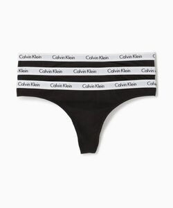  domestic regular goods * new goods Calvin Klein Underwear Calvin Klein shorts lady's T-back 3 pack black 3 sheets XS regular price 6,600 jpy set 