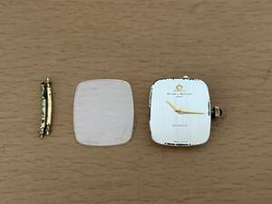 #BAUME&MERCIER SWISS MADE wristwatch Movement face windshield watch stem needle parts parts Junk #