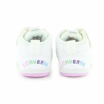 セール 12.0cm CONVERS コンバース ミニインチスター 白/Lilac n ファースト ベビー シューズ ヨチヨチ 靴 スニーカー 誕生日 プレゼント_画像3