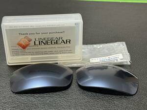 中古美品★ LINEGEAR社製 オークリー オイルドラム 交換用 艶消し マットレンズ　インディゴ 　OAKLEY ラインギア