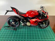 タミヤ TAMIYA Ducati super leggera V4 ドゥカティー スーパーレッジェーラ V4 1/12スケール プラモデル 完成品 箱、組み立て図付 バイク_画像3