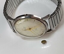 ジャンク 腕時計 SEIKO MARVEL 17J J13002 シルバー盤 伸縮バンド_画像2