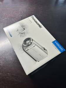 【デッドストック】Panasonic V480MSビデオカメラ 新品未開封デジタルビデオカメラ ホワイト1円から！