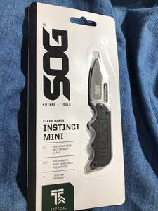 新品　SOG INSTINCT MINI ネックナイフ　フルタング