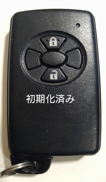 初期化済トヨタ純正 スマートキー 2ボタン ヴィッツ オーリス ルミオン 基盤番号271451-0500 新品電池サービス21