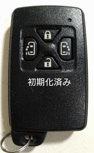 初期化済トヨタ純正スマートキー4ボタン70ノアヴォクシーアルファード基盤番号271451-6230 新品電池サービス21