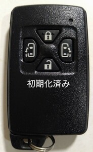 初期化済トヨタ純正スマートキー4ボタン70ノアヴォクシーアルファード基盤番号271451-6230 新品電池サービス24