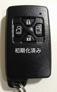 初期化済トヨタ純正スマートキー4ボタン70ノアヴォクシーアルファード基盤番号271451-6230 新品電池サービス26