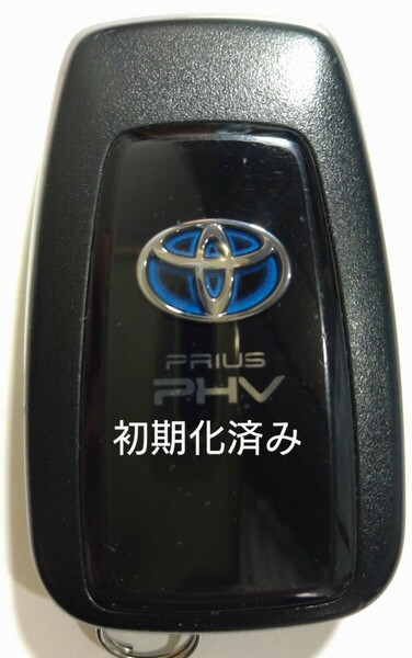 初期化済トヨタ純正 スマートキー3ボタンZVW52プリウスPHV 基盤番号231451-0351 007-AD0027 14FAF 新品電池サービス⑫