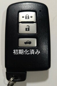 初期化済トヨタ純正スマートキー 3ボタンクラウン210系基盤番号281451-0020 新品電池サービス⑭