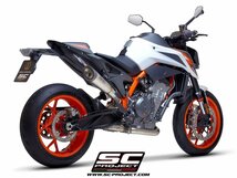 【国内在庫】 SC-PROJECT SCプロジェクト S1スリップオンサイレンサー バッフル付属 純正キャタライザー対応 KTM 890 DUKE '20-23 デューク_画像1