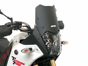 【国内在庫】WRS ダブリューアールエス ウインドスクリーン スポーツタイプ マットブラック シールド ヤマハ TENERE' 700 '19-23 テネレ ★