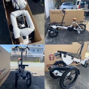 豊田トライク キャリー 大人の三輪車 自転車 お洒落電動自転車 電動アシスト TOYODA TRIKE YAMAHA SHIMANOの画像4