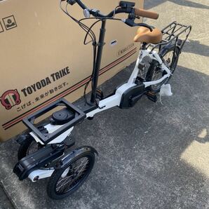 豊田トライク キャリー 大人の三輪車 自転車 お洒落電動自転車 電動アシスト TOYODA TRIKE YAMAHA SHIMANOの画像1