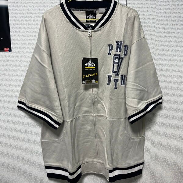 激レア PNB NATION 半袖 フルジップアップシャツ