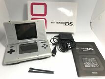 Nintendo DS 本体 NTR-001 動作確認済 グレー 初代 任天堂 【大黒屋】_画像1
