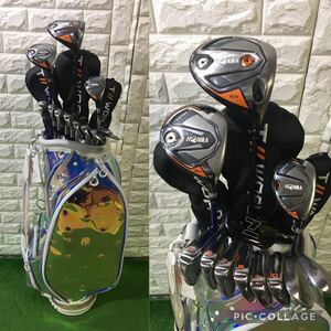 超豪華☆ホンマ HONMA　TW747等 男性用ゴルフクラブ ホンマセット ホンマ製レインボー柄 新品キャディバッグ付