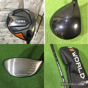 超豪華☆ホンマ HONMA TW747等 男性用ゴルフクラブ ホンマセット ホンマ製 3点式キャディバッグ付の画像3