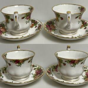 OLD COUNTRY ROSES ROYAL ALBERT カップ＆ソーサ 2客 花柄 ペア の画像2