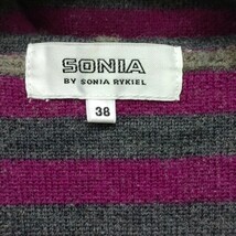 SONIA RYKIEL /ソニアリキエル レディース ダッフルコート 38サイズ ゆったり 軽め薄手 パーカーでは少し寒い時用 アウター a-1267 _画像4