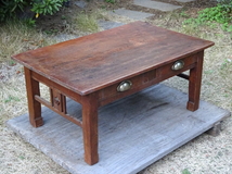 ■即決■ 木製 文机 引き出し 台 飾り台 テーブル レトロ アンティーク ヴィンテージ_画像4