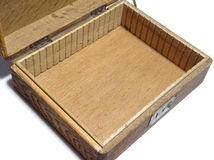 ■即決■ 木製 ハンコ入れ 木箱 小物入れ 収納 アンティーク レトロ_画像5