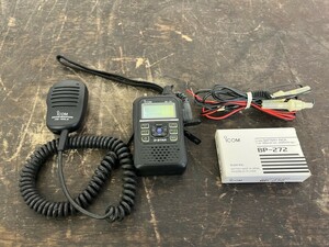 【動作確認済み 美品】 アイコム ICOM ハンディ機 ID-31 小型スピーカーマイクロホン HM-186LS BP-272