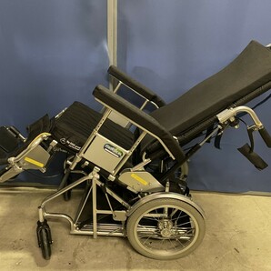 日進医療器 ニッシン NHR-6 スライド式 搭載台装備 ティルト リクライニング 車椅子 介助式の画像8