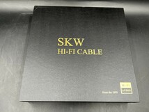 新品！未使用品！SKW 超高音質 Hi-Fi スピーカーケーブル 長さ3m (2本) バナナプラグ (1)_画像7