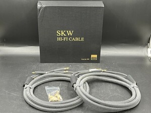  new goods! unused goods!SKW super height sound quality Hi-Fi speaker cable length 3m ( 2 ps ) banana plug 