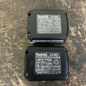 【動作確認済み】 makita マキタ MTD001D BL1415G DC18SG U バッテリー 充電器 純正品 14.4V 電動ドリル インパクト DIYの画像4