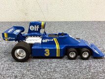 ③　ニッコー タイレルフォード プロジェクト34 RC ラジコン デラックス ラジオコントロール elf N-7200 レーシングカー 箱付 ジャンク_画像4