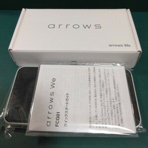 1円スタート！arrows We FCG01 ホワイト android 5G対応スマートフォン 未使用に近いです。硝子保護カバー貼付済み の画像1