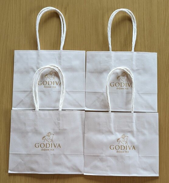 ゴディバ　紙袋　４袋　ショップ袋　GODIVA