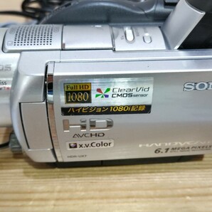 SONY HDR-UX7 DVDビデオカメラ 電池２個 動作確認済みの画像4