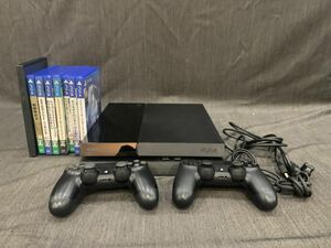 ②［2014年製］SONY ソニー PlayStation 4 CUH-1000A ブラック モンスターハンターワールド　戦国無双4 人気声優のつくりかた　ゆ