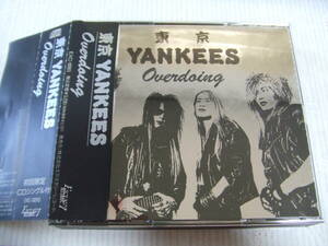 帯付の国内盤で廃盤★初回限定８センチCD付★東京YANKEES /OVERDOING★EXC-009★東京ヤンキース★程度良好で送料無料！！！