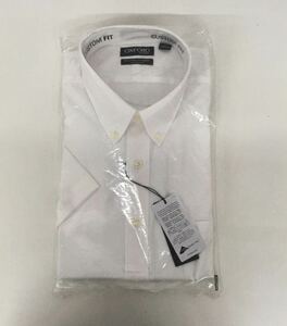 新品■OXFORD メンズ 半袖シャツ XL ホワイト / 白 爽やか 大きいサイズ